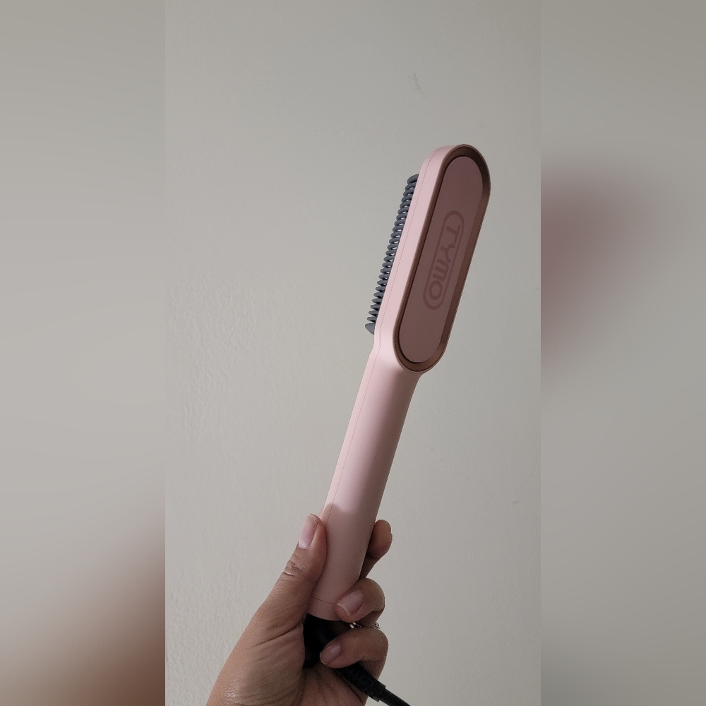 TYMO Ring Pink Hair Straightener Brush